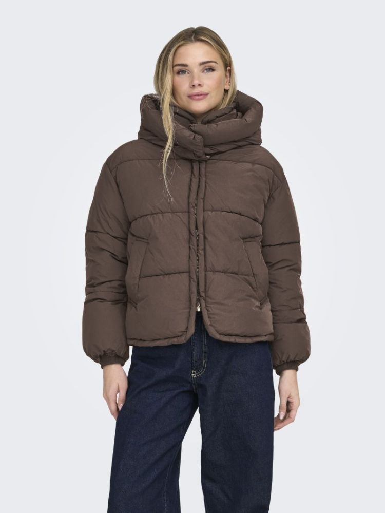 ONLCORNELIA PUFFER JACKET OTW 286415 Chocolat