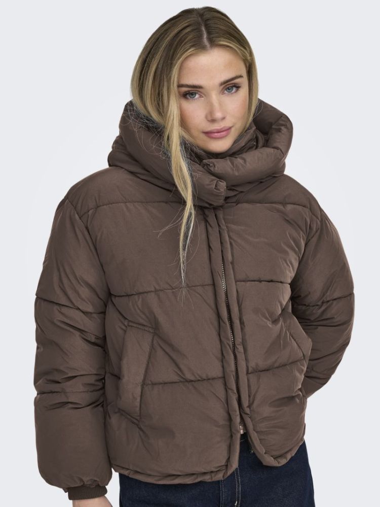 ONLCORNELIA PUFFER JACKET OTW 286415 Chocolat