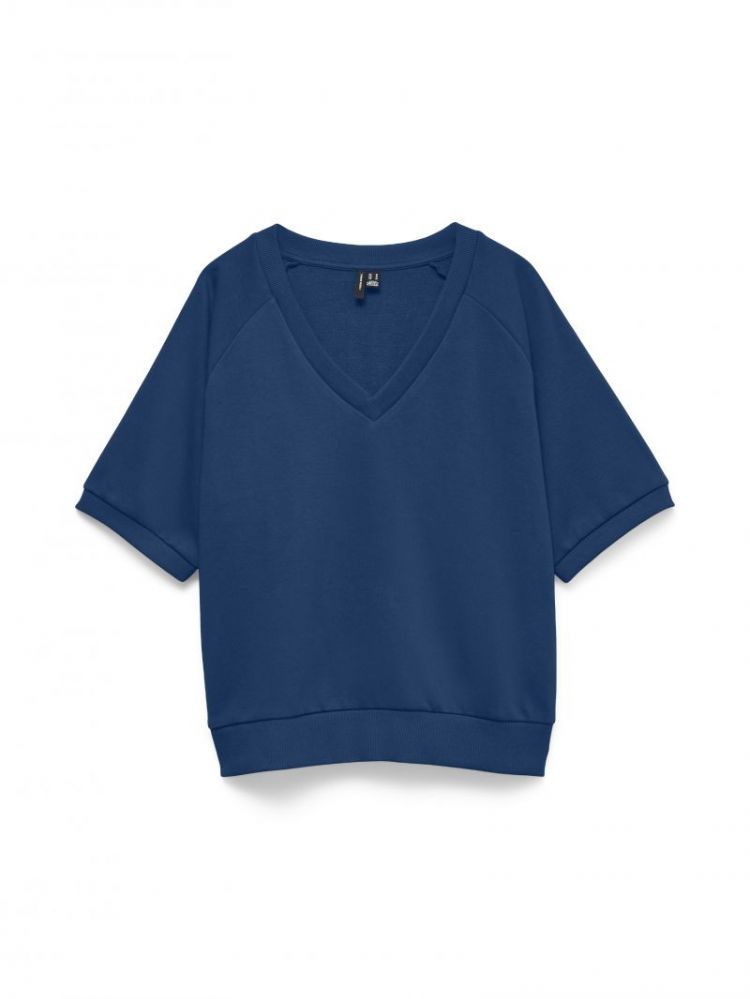VMSIMONE SS V-NECK SWEAT BOX J 283597 Navy Peo