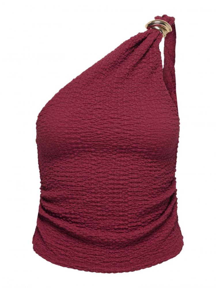 ONLERIKKA ASSYMETRIC CRINKLE T 234335 Brick Re
