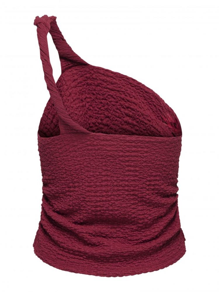 ONLERIKKA ASSYMETRIC CRINKLE T 234335 Brick Re