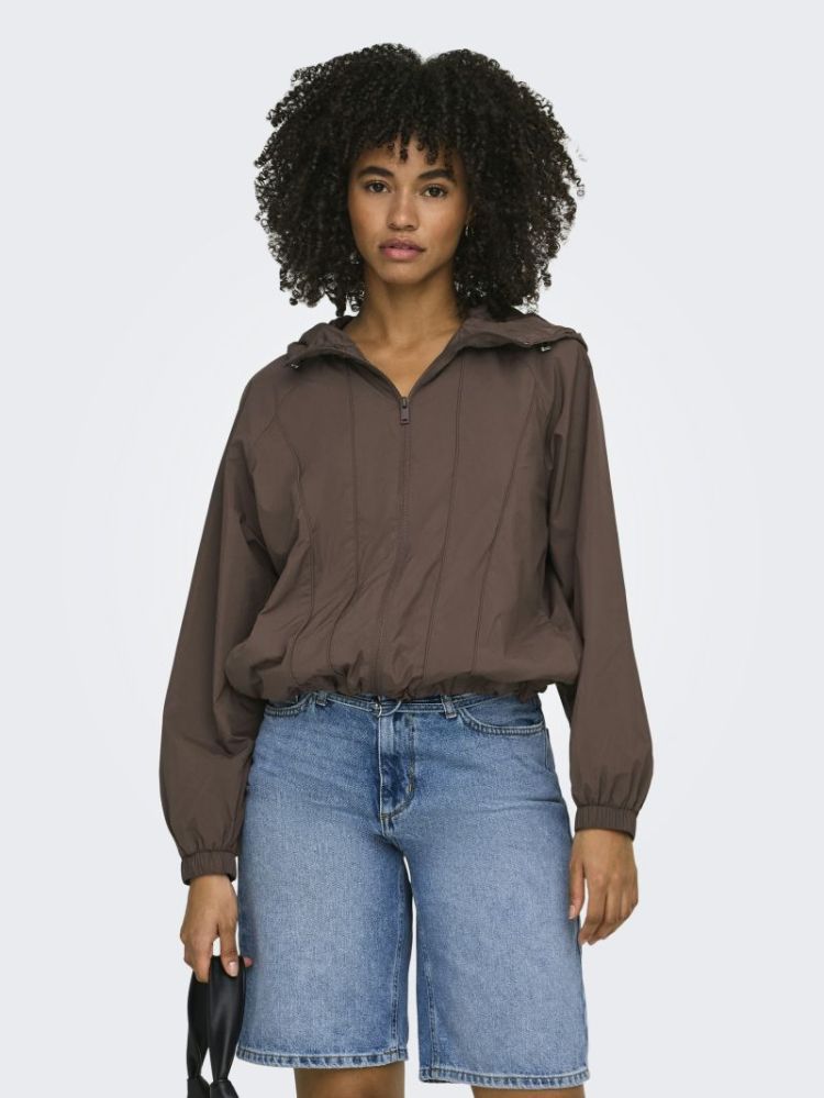 ONLLARA PIPING JACKET OTW 286415 Chocolat
