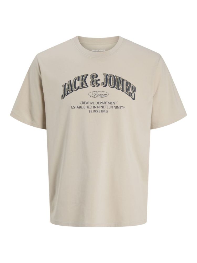 JJEDENVER LOGO TEE SS O-NECK S 176631 Moonbeam