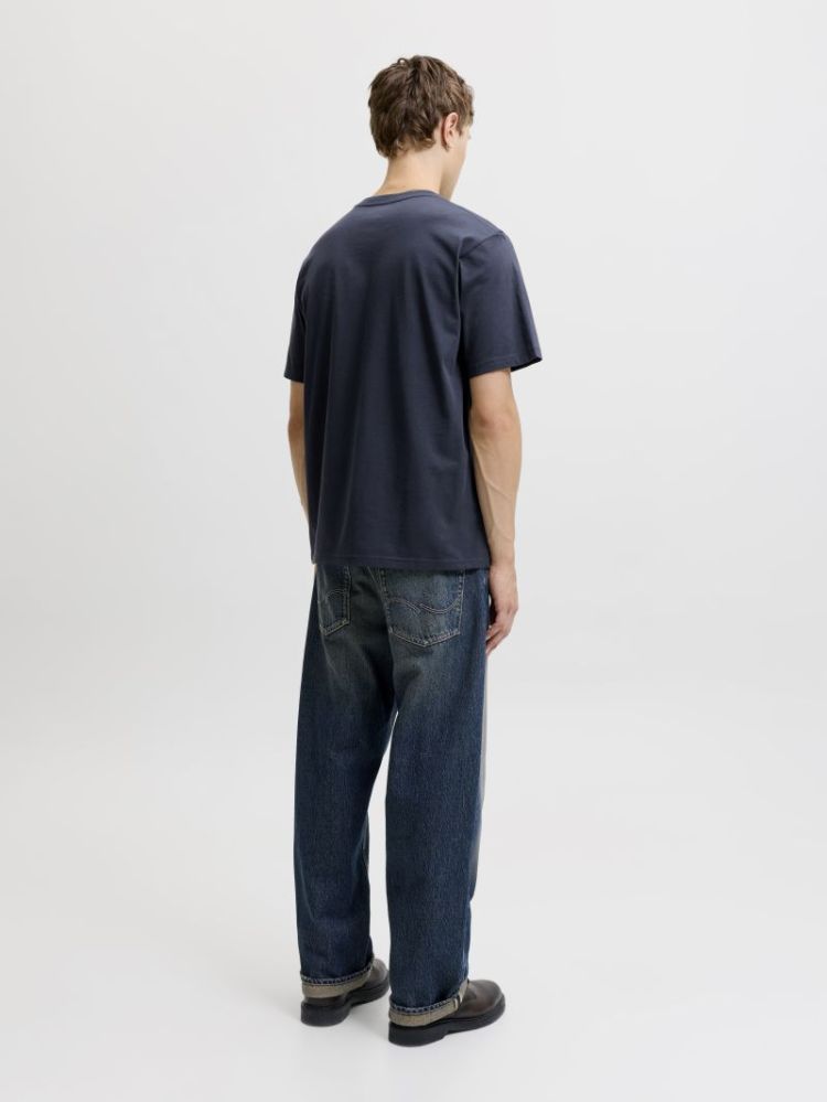 JJEDENVER LOGO TEE SS O-NECK S 175876 Navy Bla