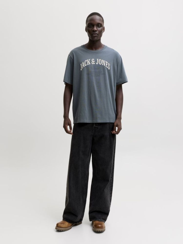 JJEDENVER LOGO TEE SS O-NECK S 176720 Turbulen