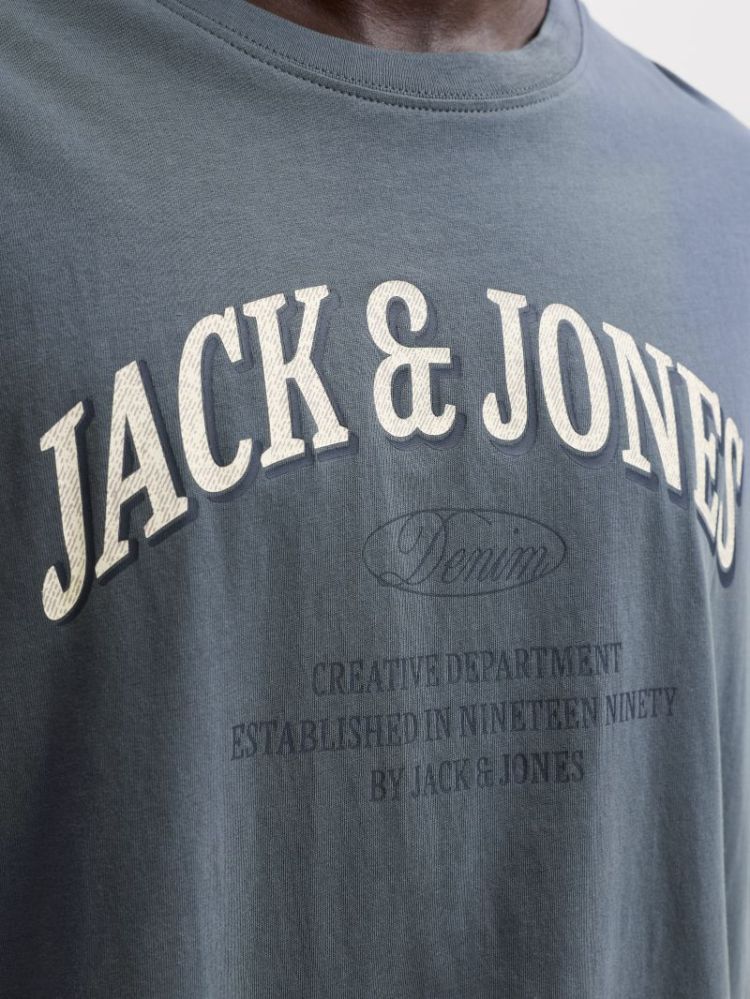 JJEDENVER LOGO TEE SS O-NECK S 176720 Turbulen