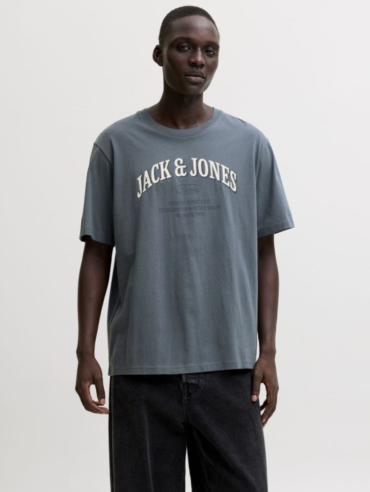 JJEDENVER LOGO TEE SS O-NECK S 176720 Turbulen