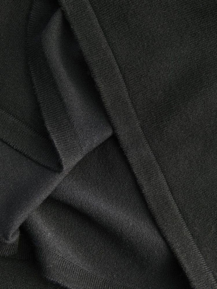 JXMINA COMFY LONG DRESS KNIT S 178012 Black