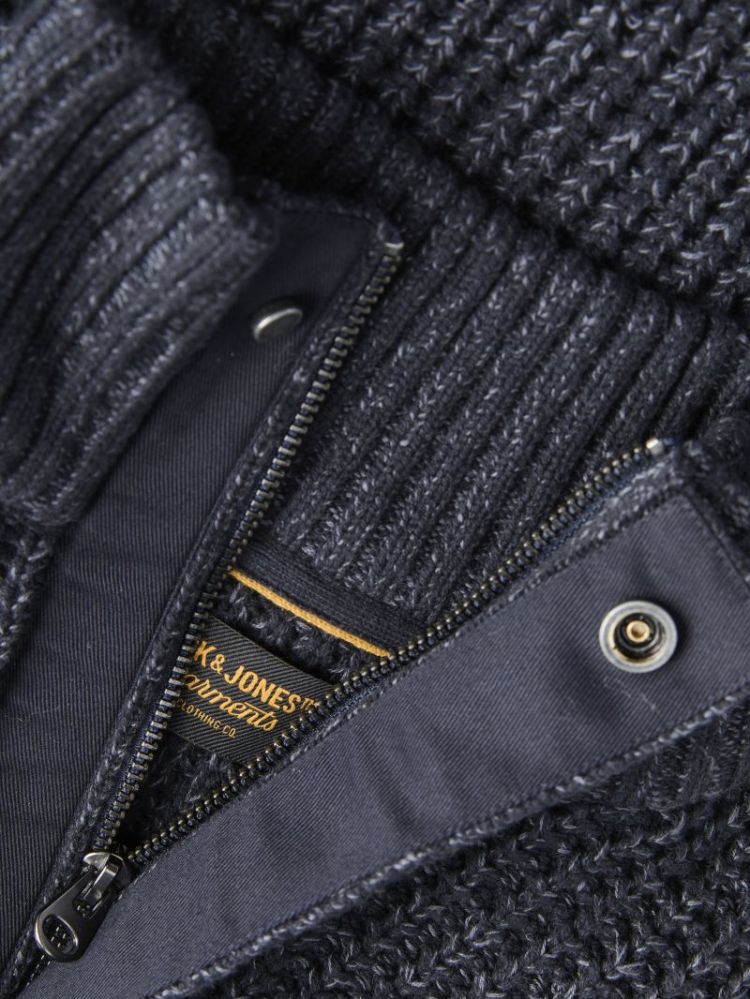 JJROOSTER KNIT HALF ZIP 175876001 Navy