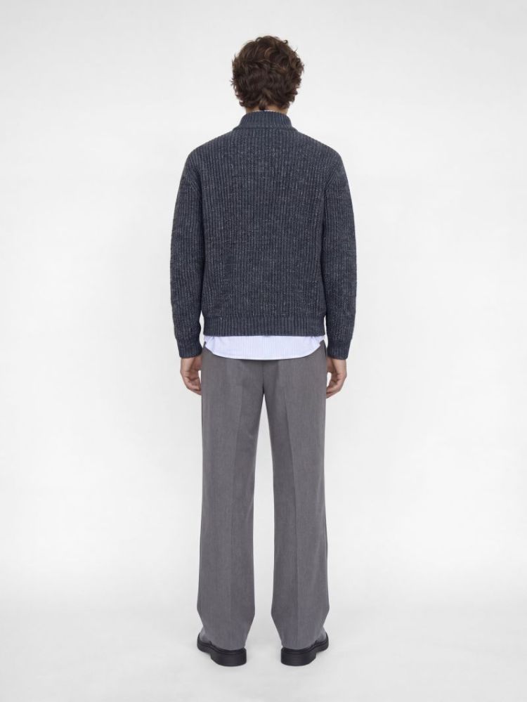 JJROOSTER KNIT HALF ZIP 175876001 Navy