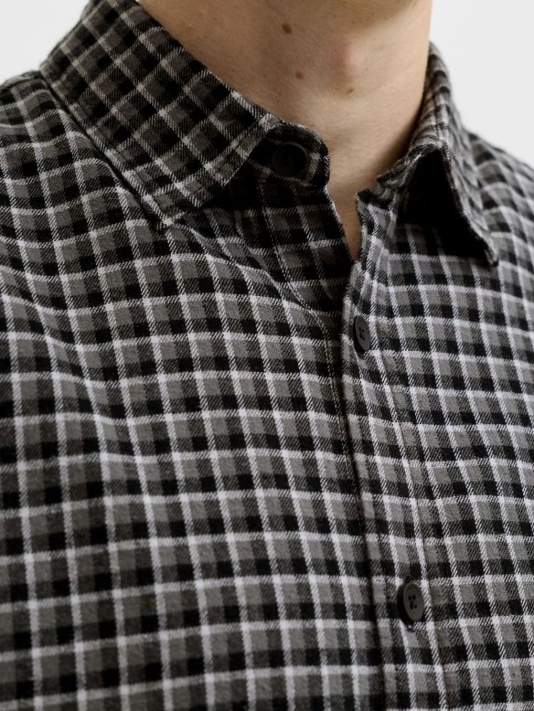 JJCARTER CHECK SHIRT LS SN 178012 Black