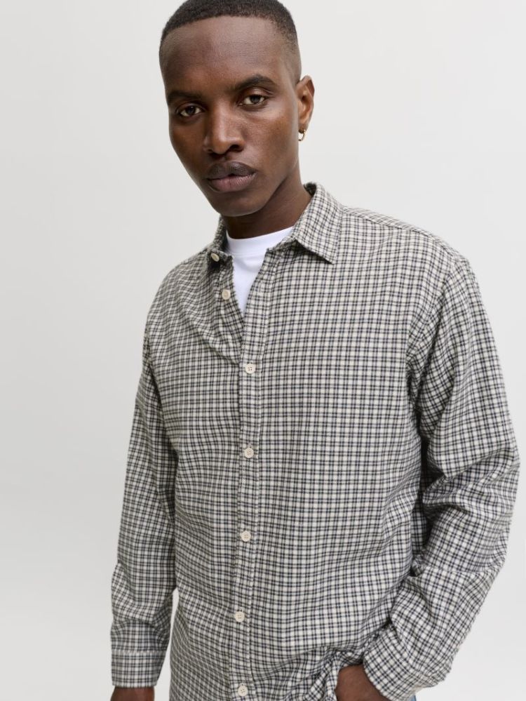 JJCARTER CHECK SHIRT LS SN 177642 Cloud Da