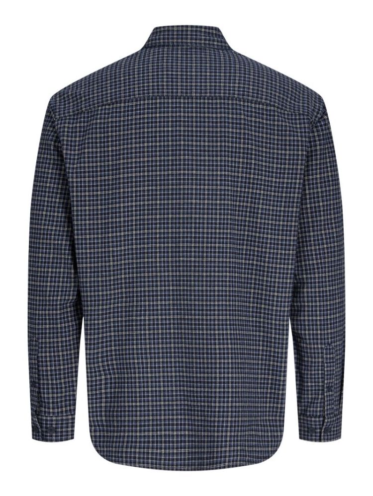 JJCARTER CHECK SHIRT LS SN 175876 Navy Bla