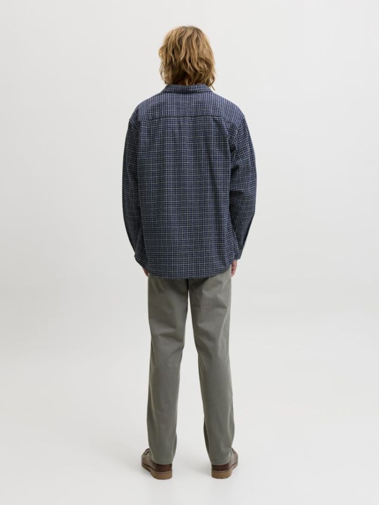 JJCARTER CHECK SHIRT LS SN 175876 Navy Bla
