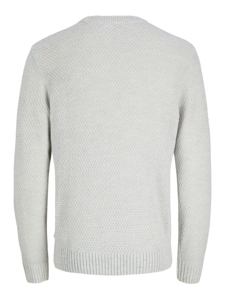 JJJAMES KNIT CREW NECK 200349 White Me