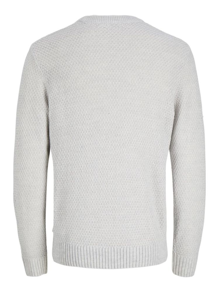 JJJAMES KNIT CREW NECK 200349 White Me