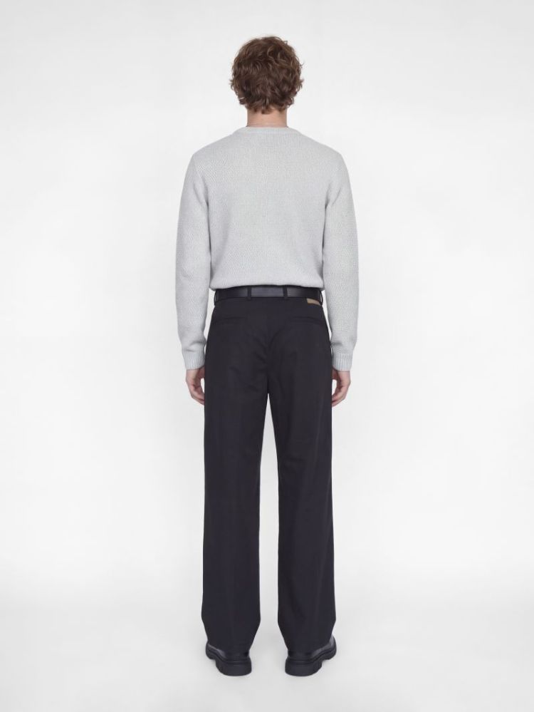 JJJAMES KNIT CREW NECK 200349 White Me