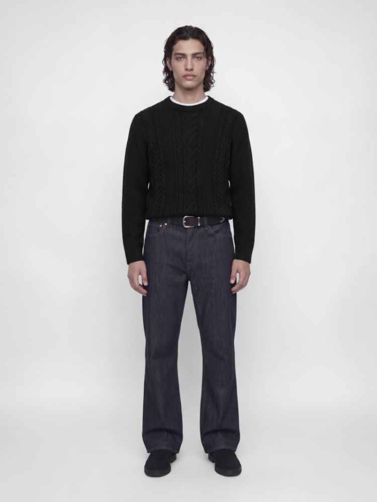JJJAMES KNIT CREW NECK 179084 Dark Gre