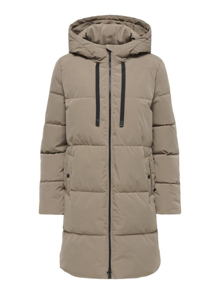 JDYBLAIR LONG HOOD PUFFER OTW  239935001 Walnu