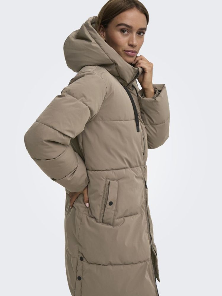 JDYBLAIR LONG HOOD PUFFER OTW  239935001 Walnu