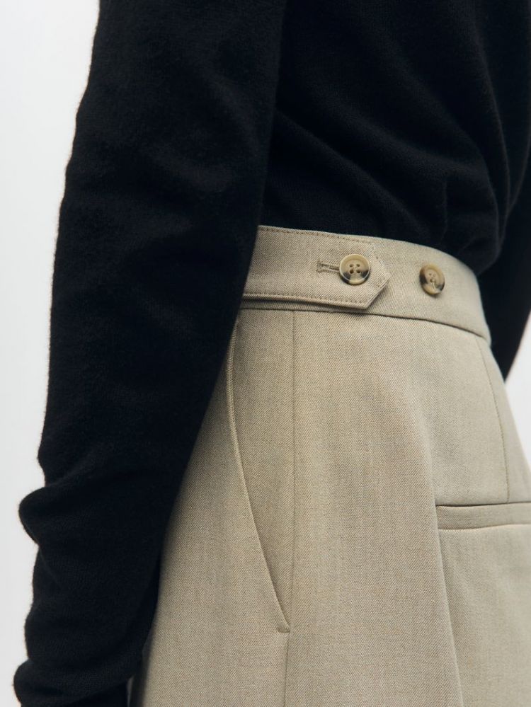 OBJKAMMY MW WIDE PANTS NOOS 178412001 Silve