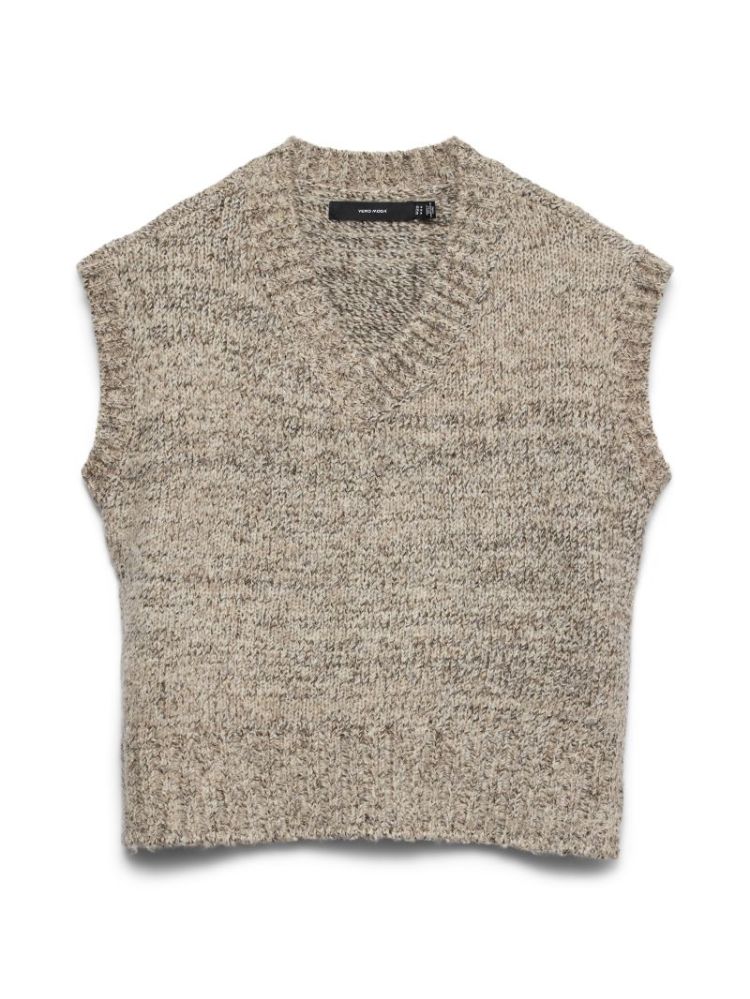 VMYLKA SL V-NECK VEST BOO 192623001 Silve