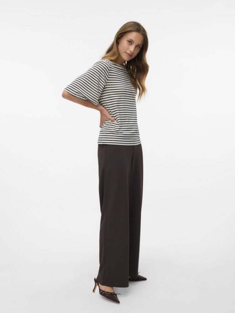 VMBERLIN ZAMIRA MW WIDE PANT N 297957 Chocolat