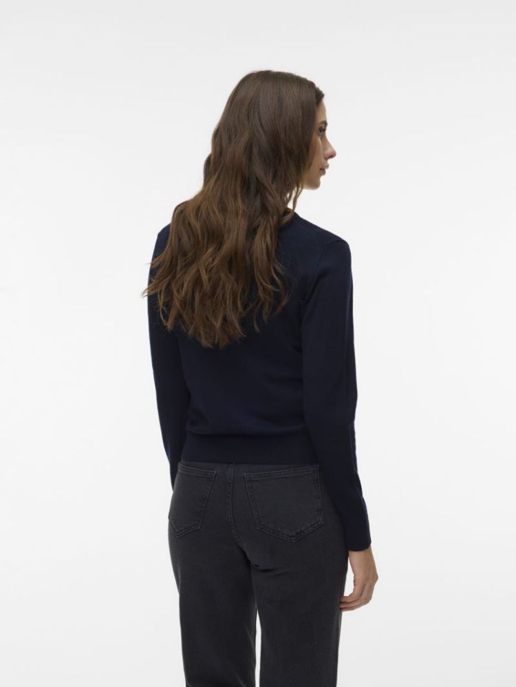 AWCARA LS O-NECK WOOL PULLOVER 213090 Night Sk