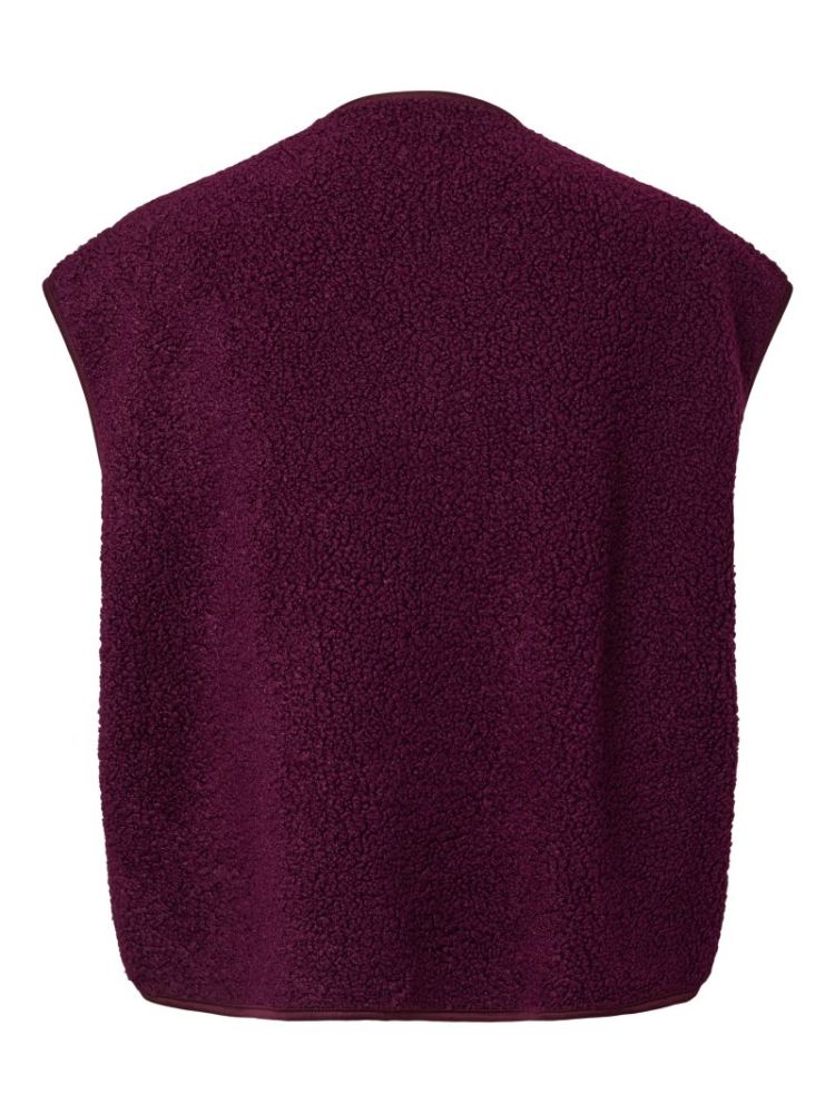 PCKATTY TEDDY VEST NOOS BC 294444 Pickled