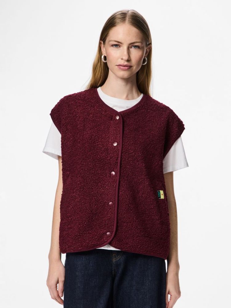 PCKATTY TEDDY VEST NOOS BC 188938 Tawny Po