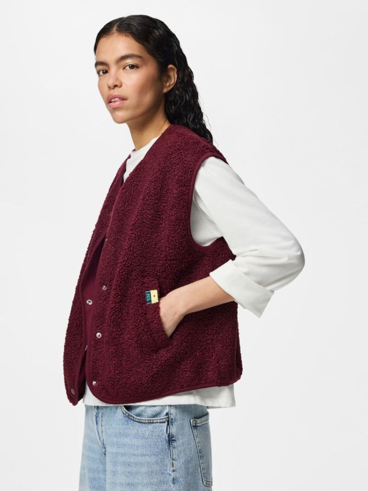 PCKATTY TEDDY VEST NOOS BC 188938 Tawny Po