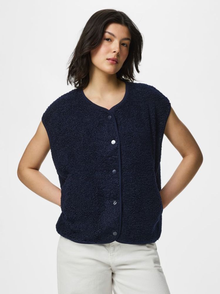 PCKATTY TEDDY VEST NOOS BC 217810 Maritime