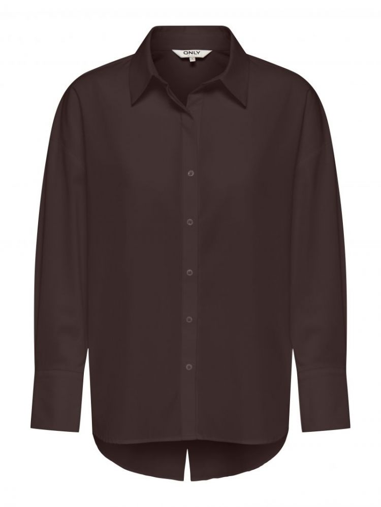 ONLOREGON ALVA LS BACK BTN SHI 237375 Coffee B