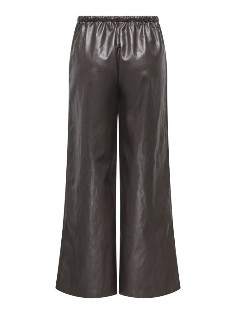 ONLMINI FAUX LEATHER PANTS CC  177947 Raven
