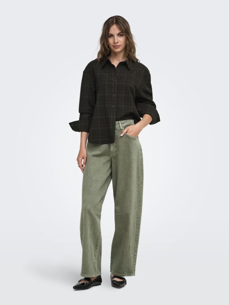 ONLCALLA MW BAGGY BARREL PANT  303968 Smokey O