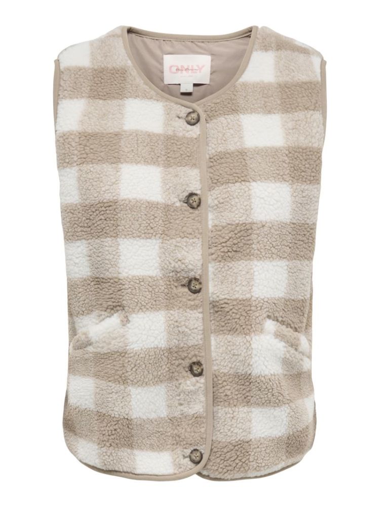 ONLBABY TEDDY VEST PNT 189959011 Pumic