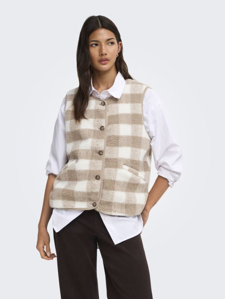 ONLBABY TEDDY VEST PNT 189959011 Pumic