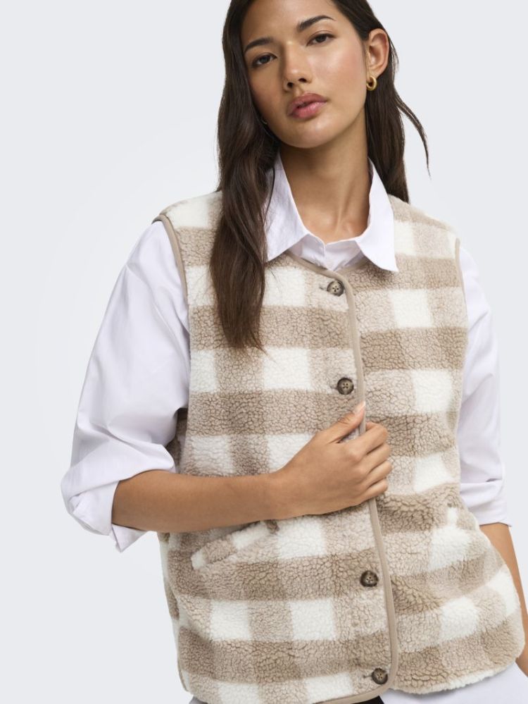 ONLBABY TEDDY VEST PNT 189959011 Pumic