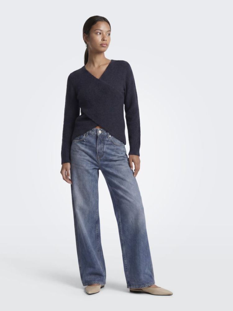 ONLMAGGIE LS CROSS V-NECK CC K 194962001 Night