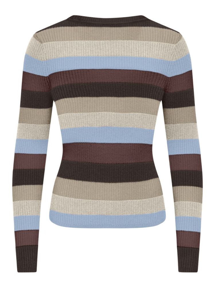 ONLIBI LS O-NECK RIB CC KNT 237375009 Coffe