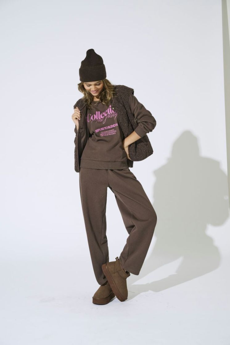 ONLINES TEDDY WAISTCOAT CC OTW 286415 Chocolat