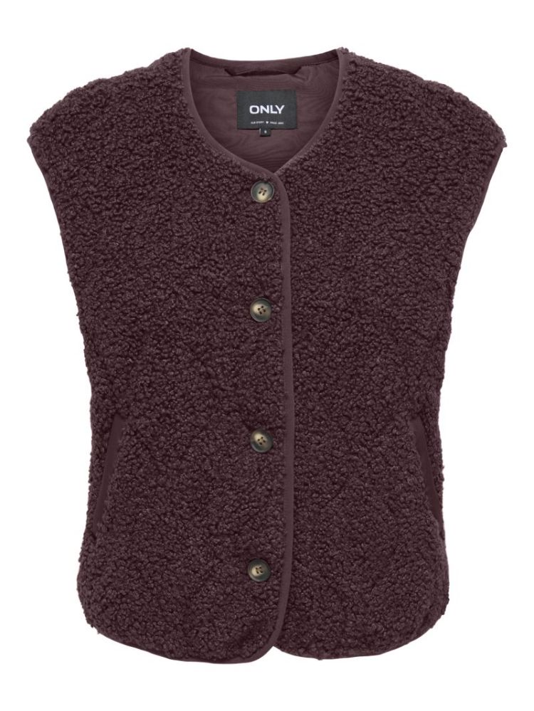 ONLINES TEDDY WAISTCOAT CC OTW 184723 Fudge