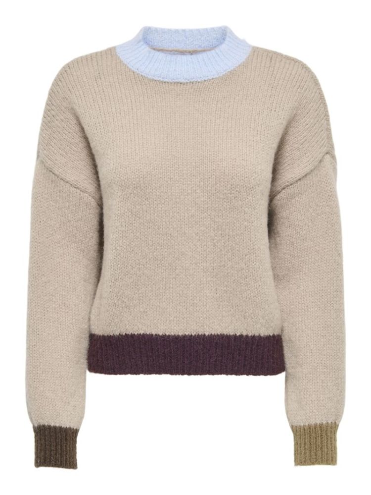 ONLOLINA LS CONTRAST HIGHNECK  193179011 Cashm