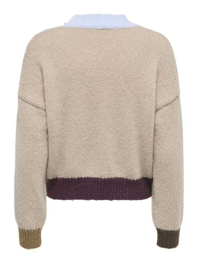 ONLOLINA LS CONTRAST HIGHNECK  193179011 Cashm