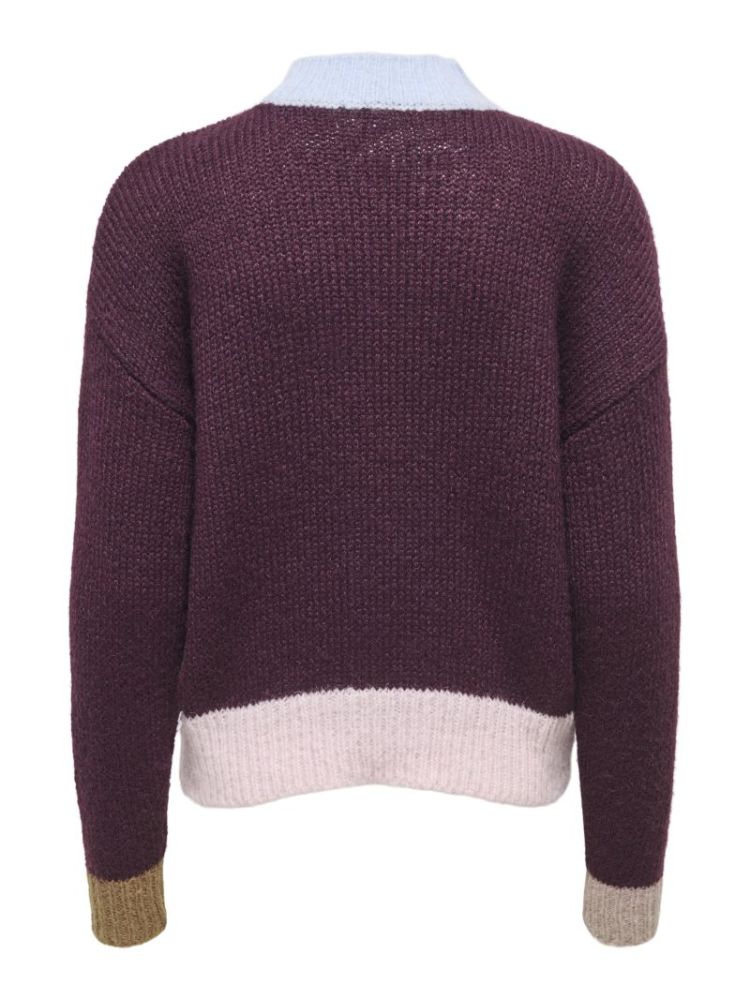 ONLOLINA LS CONTRAST HIGHNECK  193179014 Cashm
