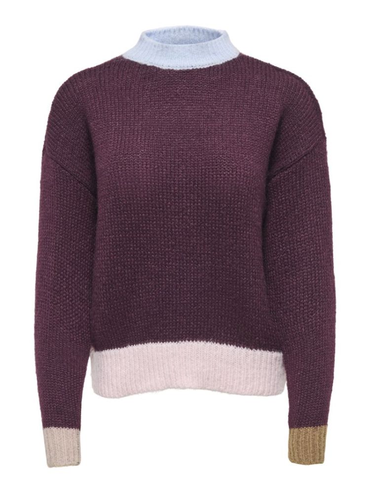 ONLOLINA LS CONTRAST HIGHNECK  193179014 Cashm
