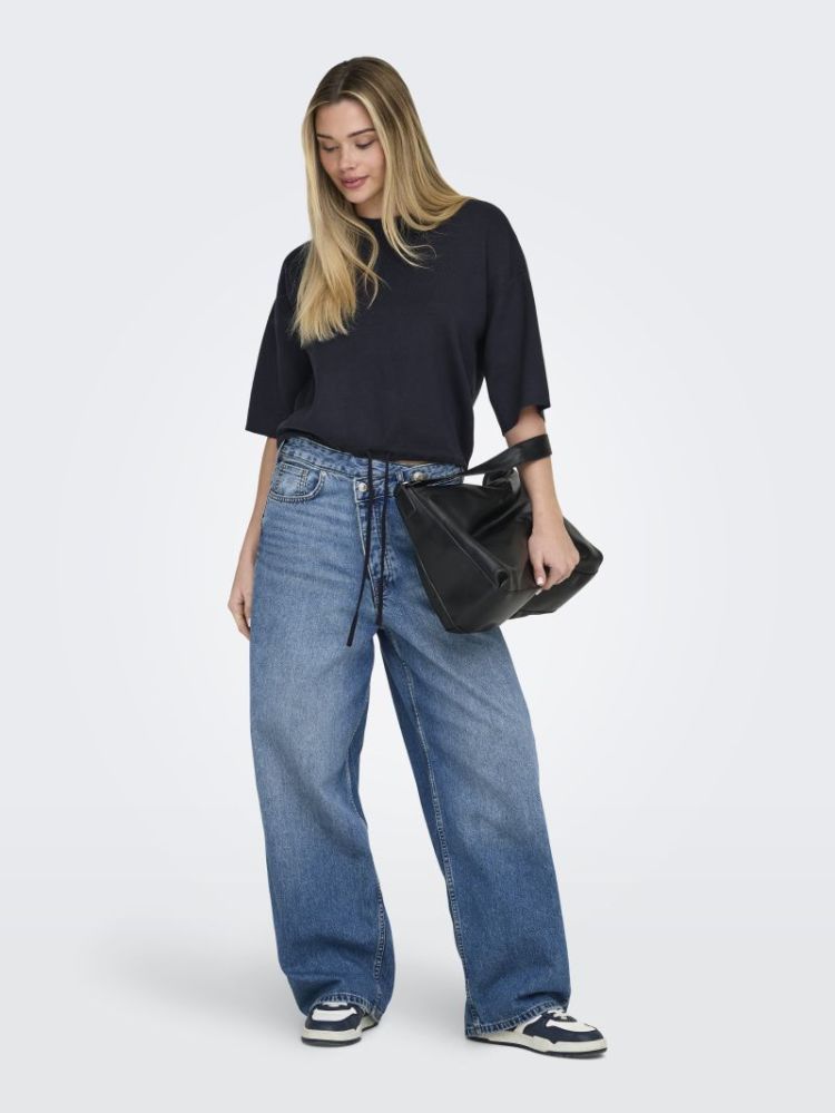 ONLSITERI SS LOOSE TIE O-NECK  194962 Night Sk