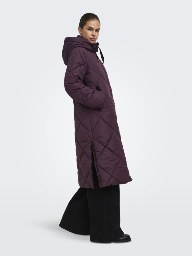 ONLMAGGI LONG HOOD PUFFER CC O 184723 Fudge