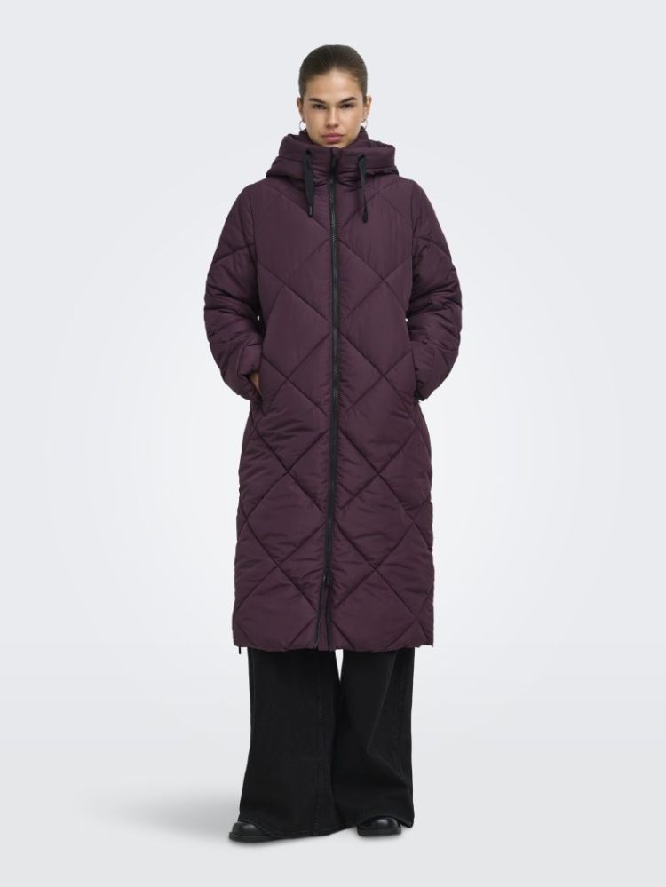 ONLMAGGI LONG HOOD PUFFER CC O 184723 Fudge