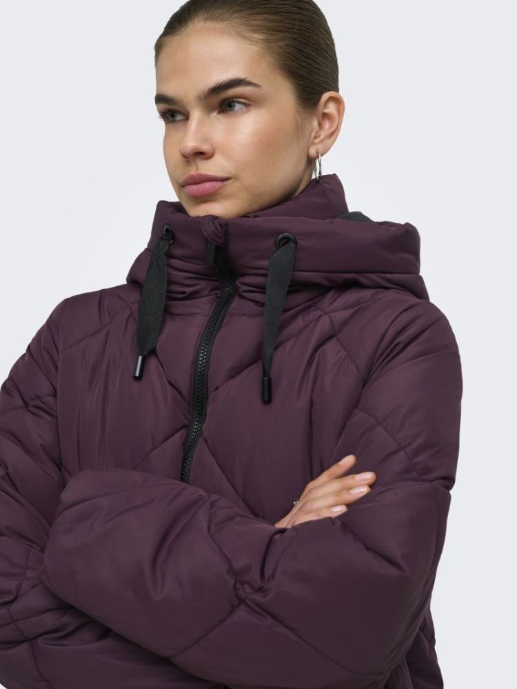 ONLMAGGI LONG HOOD PUFFER CC O 184723 Fudge